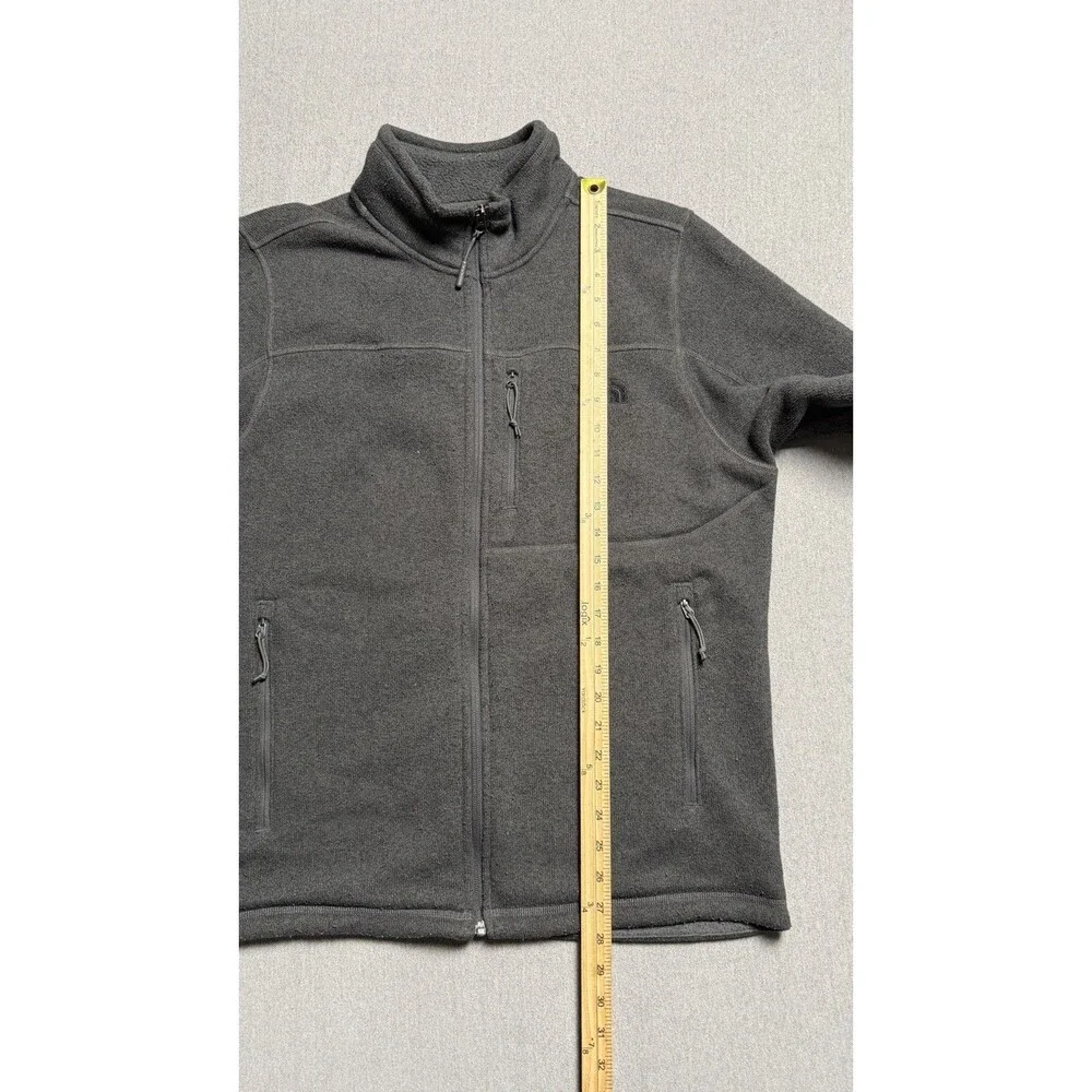 The North Face Jacket Mens L Dark Gray Gordon Lyons Full Zip Outdoors Casual
